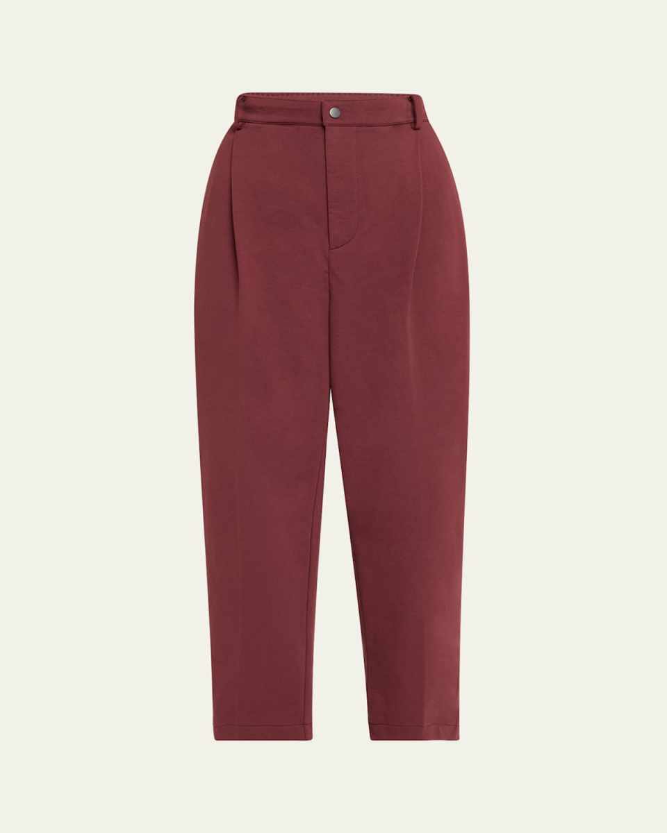 Cropped Light Fleece Travel Pants